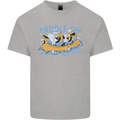 White Water Rafting Paddle On Whitewater Mens Cotton T-Shirt Tee Top Sports Grey