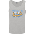 White Water Rafting Paddle On Whitewater Mens Vest Tank Top Sports Grey