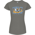 White Water Rafting Paddle On Whitewater Womens Petite Cut T-Shirt Charcoal