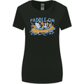White Water Rafting Paddle On Whitewater Womens Wider Cut T-Shirt Black