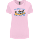 White Water Rafting Paddle On Whitewater Womens Wider Cut T-Shirt Light Pink