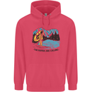 White Water Rafting Whitewater Rapids Calling Childrens Kids Hoodie Heliconia