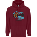 White Water Rafting Whitewater Rapids Calling Childrens Kids Hoodie Maroon