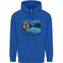 White Water Rafting Whitewater Rapids Calling Childrens Kids Hoodie Royal Blue