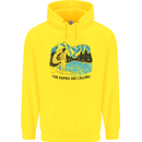 White Water Rafting Whitewater Rapids Calling Childrens Kids Hoodie Yellow