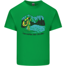 White Water Rafting Whitewater Rapids Calling Kids T-Shirt Childrens Irish Green