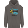White Water Rafting Whitewater Rapids Calling Mens 80% Cotton Hoodie Charcoal