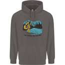 White Water Rafting Whitewater Rapids Calling Mens 80% Cotton Hoodie Charcoal