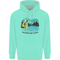White Water Rafting Whitewater Rapids Calling Mens 80% Cotton Hoodie Peppermint