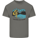 White Water Rafting Whitewater Rapids Calling Mens Cotton T-Shirt Tee Top Charcoal