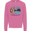 White Water Rafting Whitewater Rapids Calling Mens Sweatshirt Jumper Azalea
