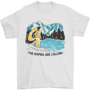 White Water Rafting Whitewater Rapids Calling Mens T-Shirt 100% Cotton White