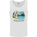 White Water Rafting Whitewater Rapids Calling Mens Vest Tank Top White