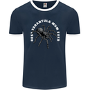 Tarantula Mum Funny Spider Mens Ringer T-Shirt FotL Navy Blue/White