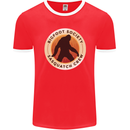 Bigfoot Society Sasquatch Crew Mens Ringer T-Shirt FotL Red/White