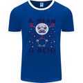 A Mean O Acid Funny Angry Biology Mens Ringer T-Shirt Royal Blue/White