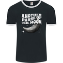 Another Phase of the Moon Lunar Mens Ringer T-Shirt FotL Black/White