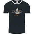 Jesus Christ The Last Supper Mens Ringer T-Shirt FotL Black/White