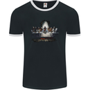 Jesus Christ The Last Supper Mens Ringer T-Shirt FotL Black/White