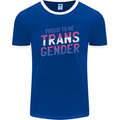 Proud to Be Transgender LGBT Mens Ringer T-Shirt FotL Royal Blue/White