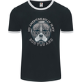 My American Bully is My Bodyguard Dog Mens Ringer T-Shirt FotL Black/White