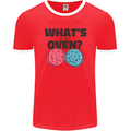 What's in the Oven Gender Reveal New Baby Pregnancy Mens Ringer T-Shirt FotL Red/White