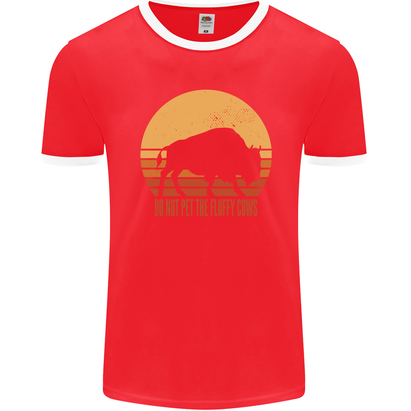 Maybe Im Not the GOAT Funny Farming Mens Ringer T-Shirt FotL Red/White