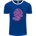 A Voodoo Doll Rabbit Mens Ringer T-Shirt FotL Royal Blue/White