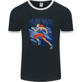 Chase Boys Running Marathon Cross Country Runner Mens Ringer T-Shirt FotL Black/White