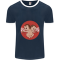 Angry Mom New Baby Pregnancy Pregnant Mens Ringer T-Shirt FotL Navy Blue/White