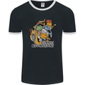 Dungeons & Lizards Role Play Games RPG Mens Ringer T-Shirt FotL Black/White