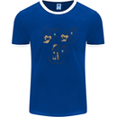 Archaeologist Glass Funny Archaeology Mens Ringer T-Shirt Royal Blue/White