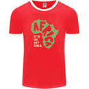 In My DNA Juneteenth Black Lives Matter African Mens Ringer T-Shirt FotL Red/White