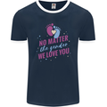 No Matter the Gender New Baby Pregnancy Pregnant Mens Ringer T-Shirt FotL Navy Blue/White