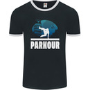 Parkour Italy Mens Ringer T-Shirt FotL Black/White