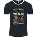 Premium Vintage 41st Birthday 1982 Mens Ringer T-Shirt FotL Black/White
