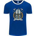 Viking Dream Ship Mens Ringer T-Shirt FotL Royal Blue/White