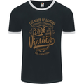 Birth of Legends 17th Birthday 2006 Mens Ringer T-Shirt FotL Black/White