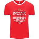 Romantic Walks Hardware Store DIY Tradesman Mens Ringer T-Shirt FotL Red/White