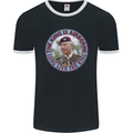King Airborne Mens Ringer T-Shirt FotL Black/White
