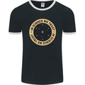 In Science We Trust Physics Geek Nerd Mens Ringer T-Shirt FotL Black/White