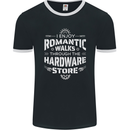 Romantic Walks Hardware Store DIY Tradesman Mens Ringer T-Shirt FotL Black/White