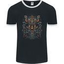A Tribal Viking Pagan Celtic Warrior Mens Ringer T-Shirt FotL Black/White