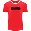 Snowboarding Snow Board Snowboarder Mens Ringer T-Shirt Red/White