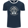 My American Bully is My Bodyguard Dog Mens Ringer T-Shirt FotL Navy Blue/White