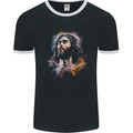 Jesus Christ Mens Ringer T-Shirt FotL Black/White