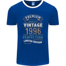 Premium Vintage 27th Birthday 1996 Mens Ringer T-Shirt FotL Royal Blue/White