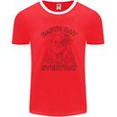 Koala Bear Earth Day Everyday Climate Change Mens Ringer T-Shirt Red/White
