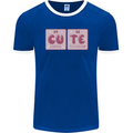 Cute Funny Periodic Table Mens Ringer T-Shirt FotL Royal Blue/White