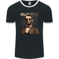 Dollar Legacy Abraham Lincoln Money Cash Hustle Mens Ringer T-Shirt FotL Black/White